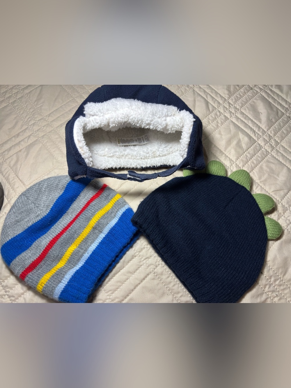 Children’s Place 12-24M winter hats- set of 3
